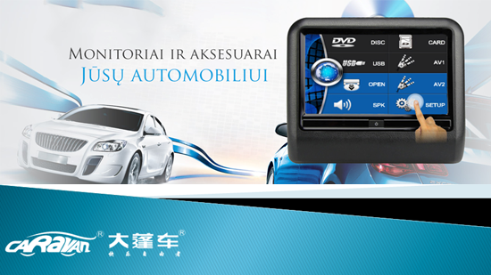 Automobilio monitorių įvairovė