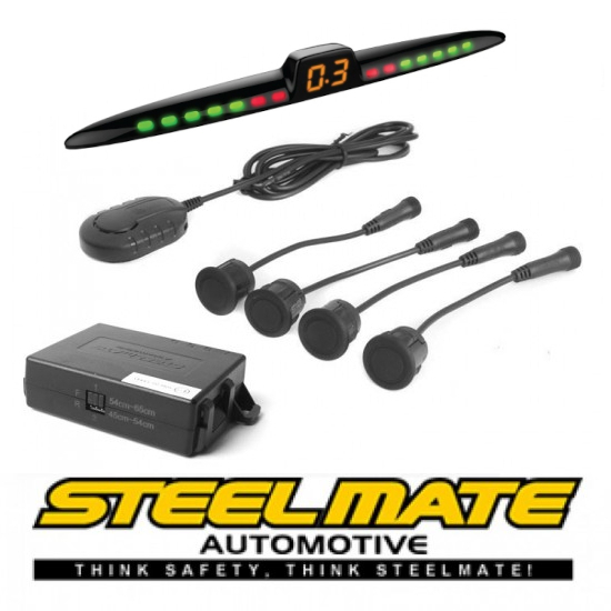 Parkavimo sistema Steelmate PTS411 su M23 ekranu